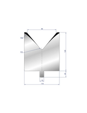 3222 - 1V Dies - 80°  1V Die