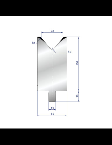 3233 - 1V Dies - 80°