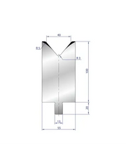 3233 - 1V Dies - 80°  1V Die