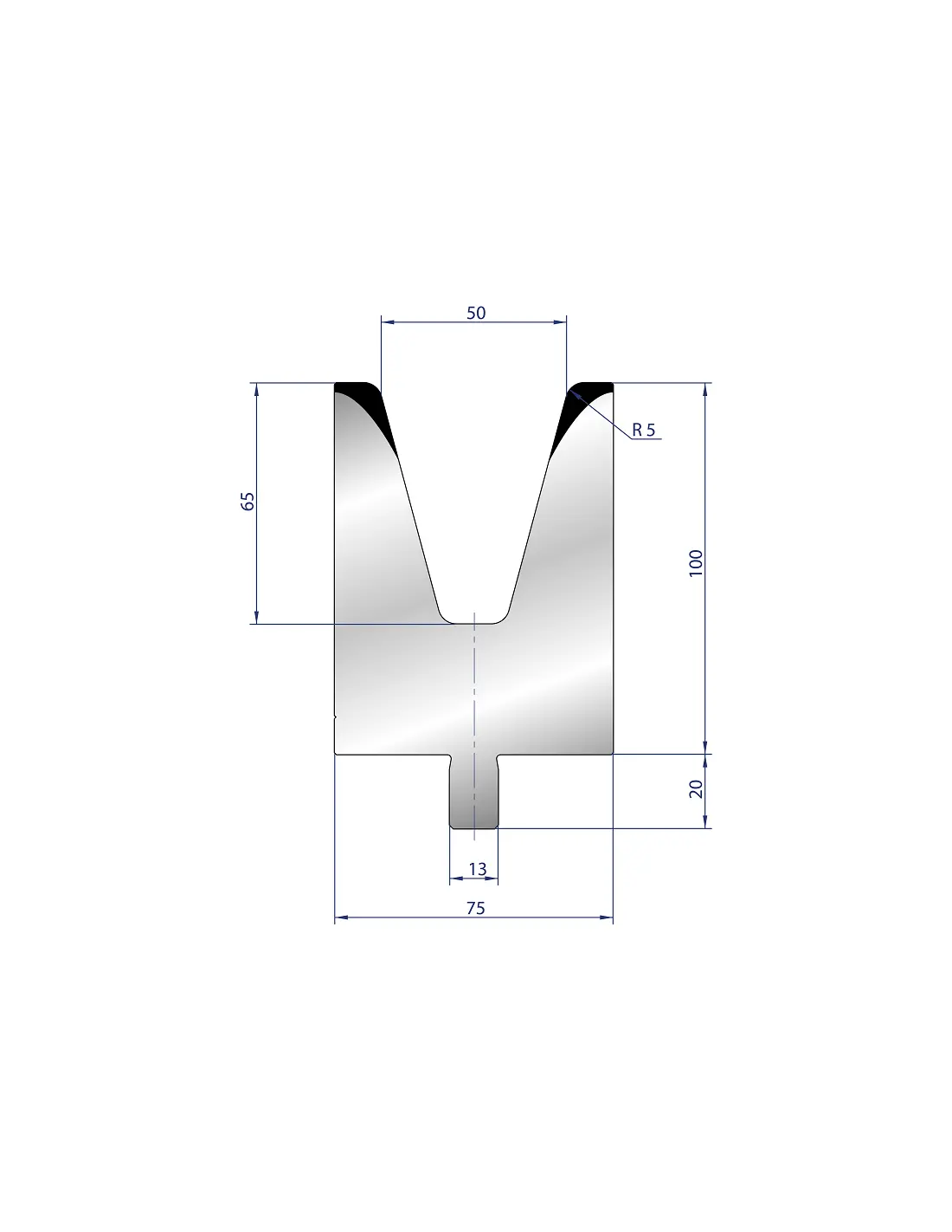 3235 - 1V Dies - 30°  1V Die