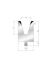 3235 - 1V Dies - 30°  1V Die