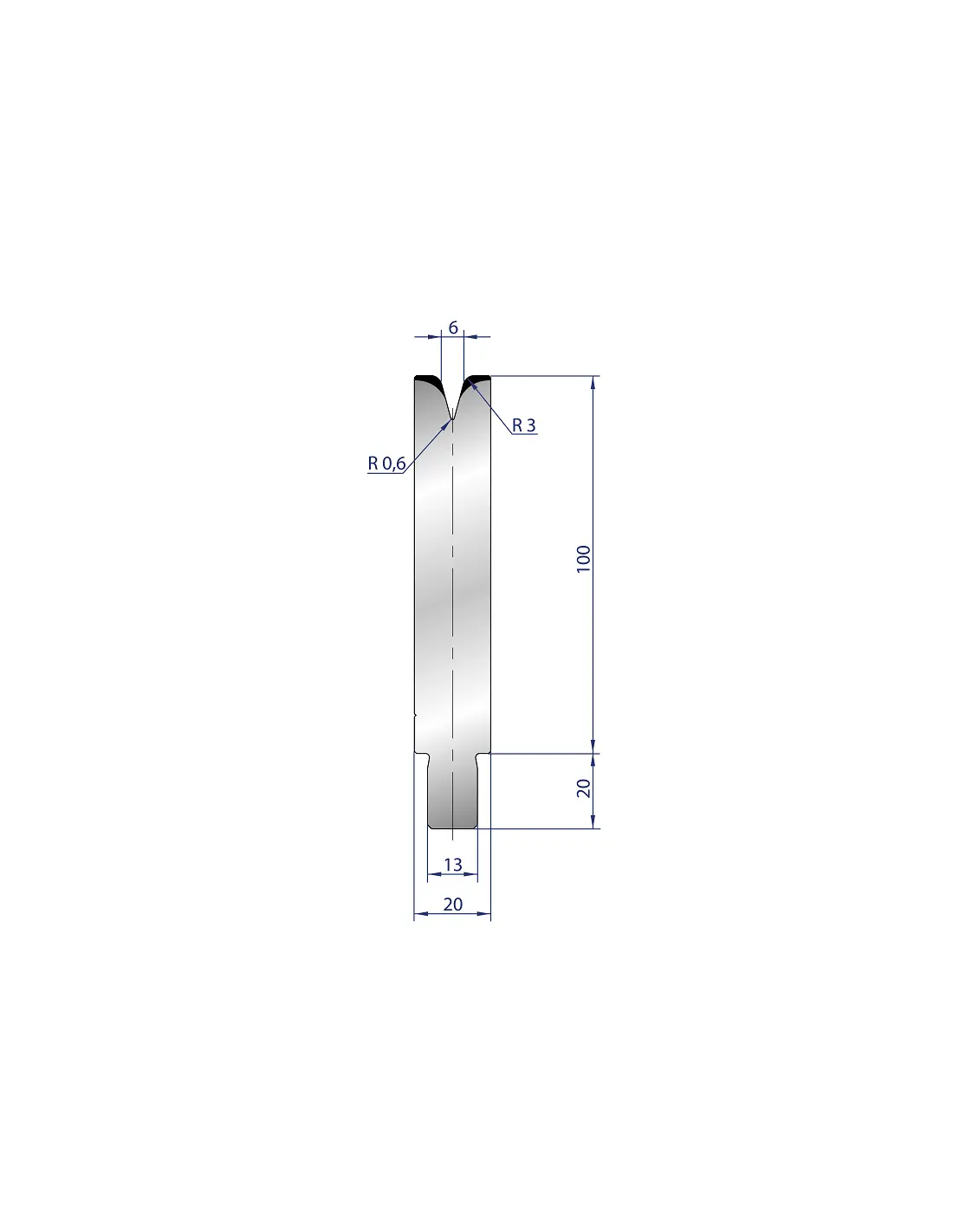 3236 - 1V Dies - 30°  1V Die