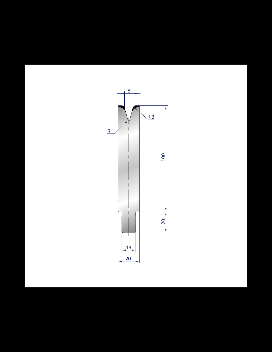 3237 - 1V Dies - 30°