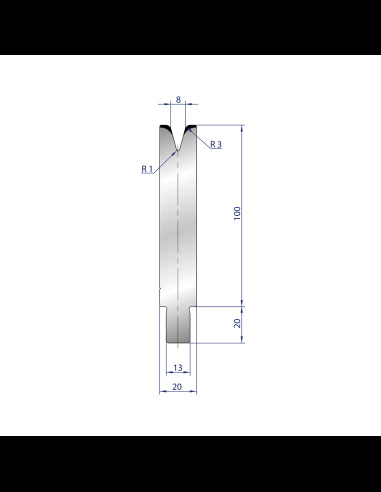 3237 - 1V Dies - 30°