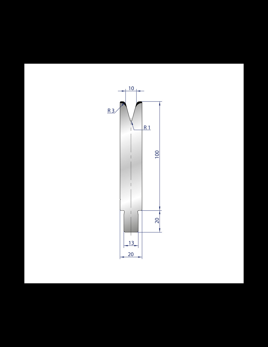 3238 - 1V Dies - 30°