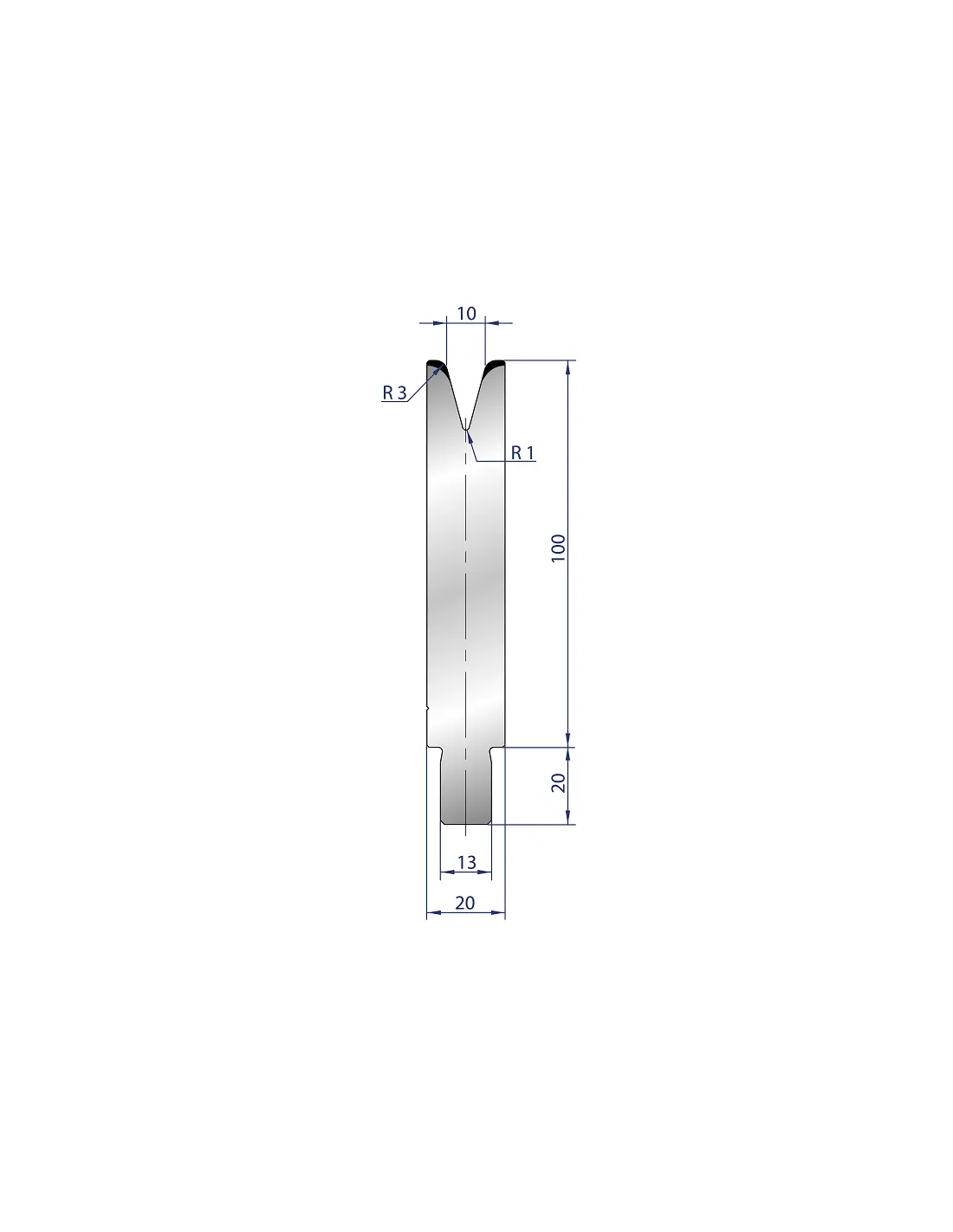3238 - 1V Dies - 30°  1V Die