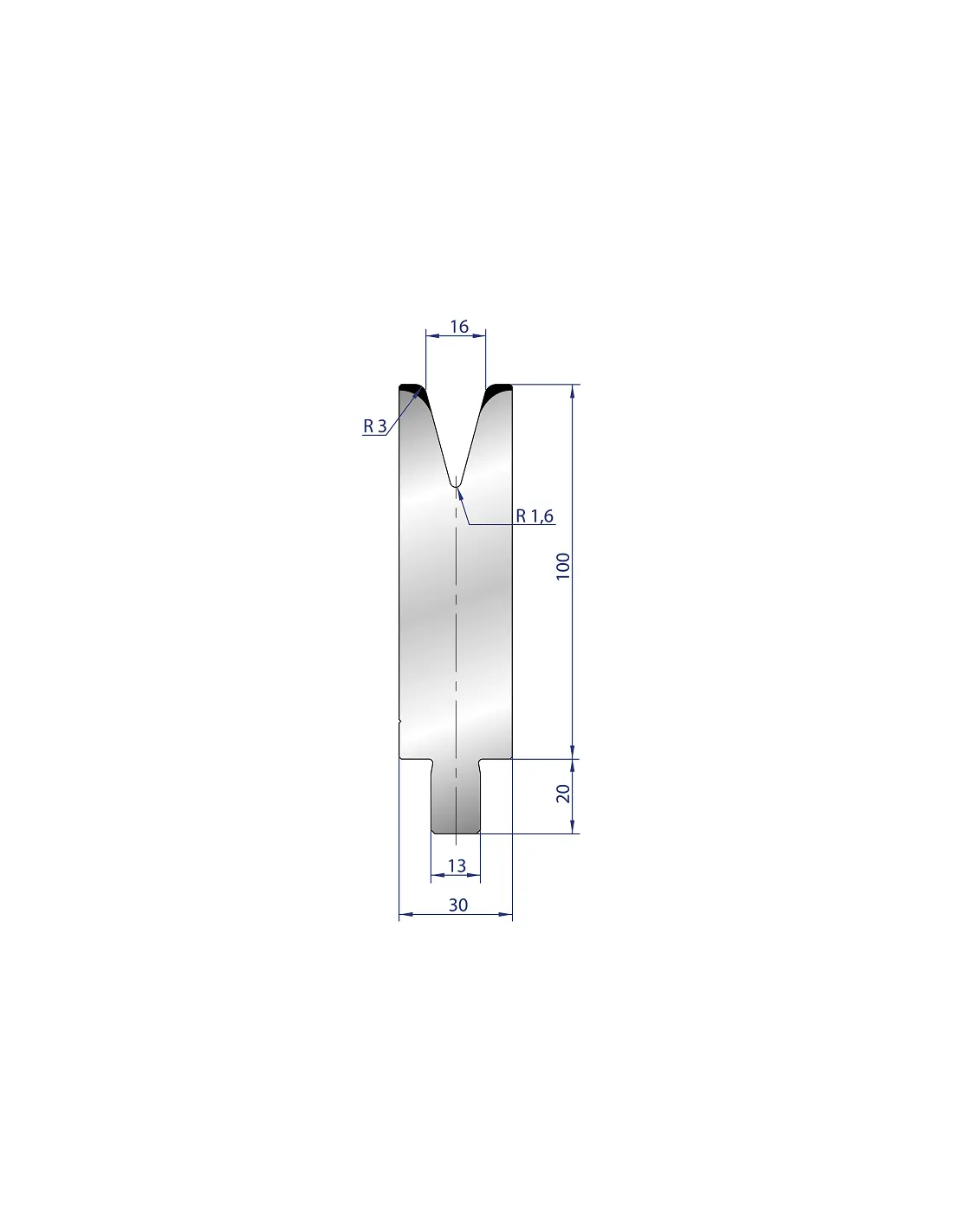 3240 - 1V Dies - 30°  1V Die