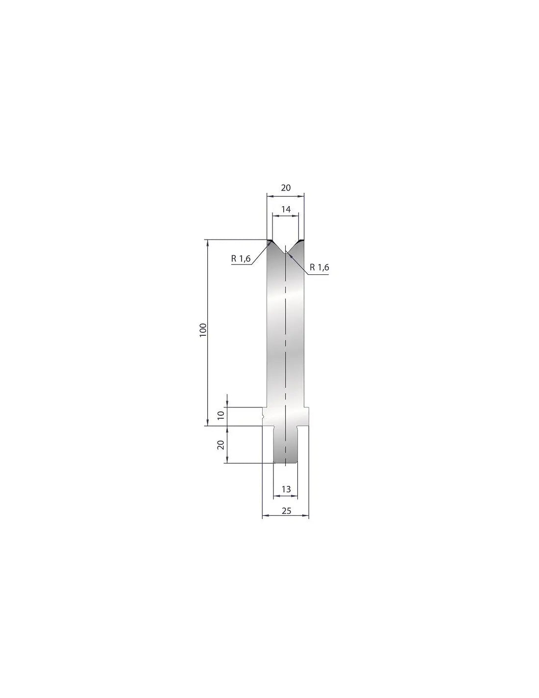 3244 – 1V Dies – 84°  1V Die