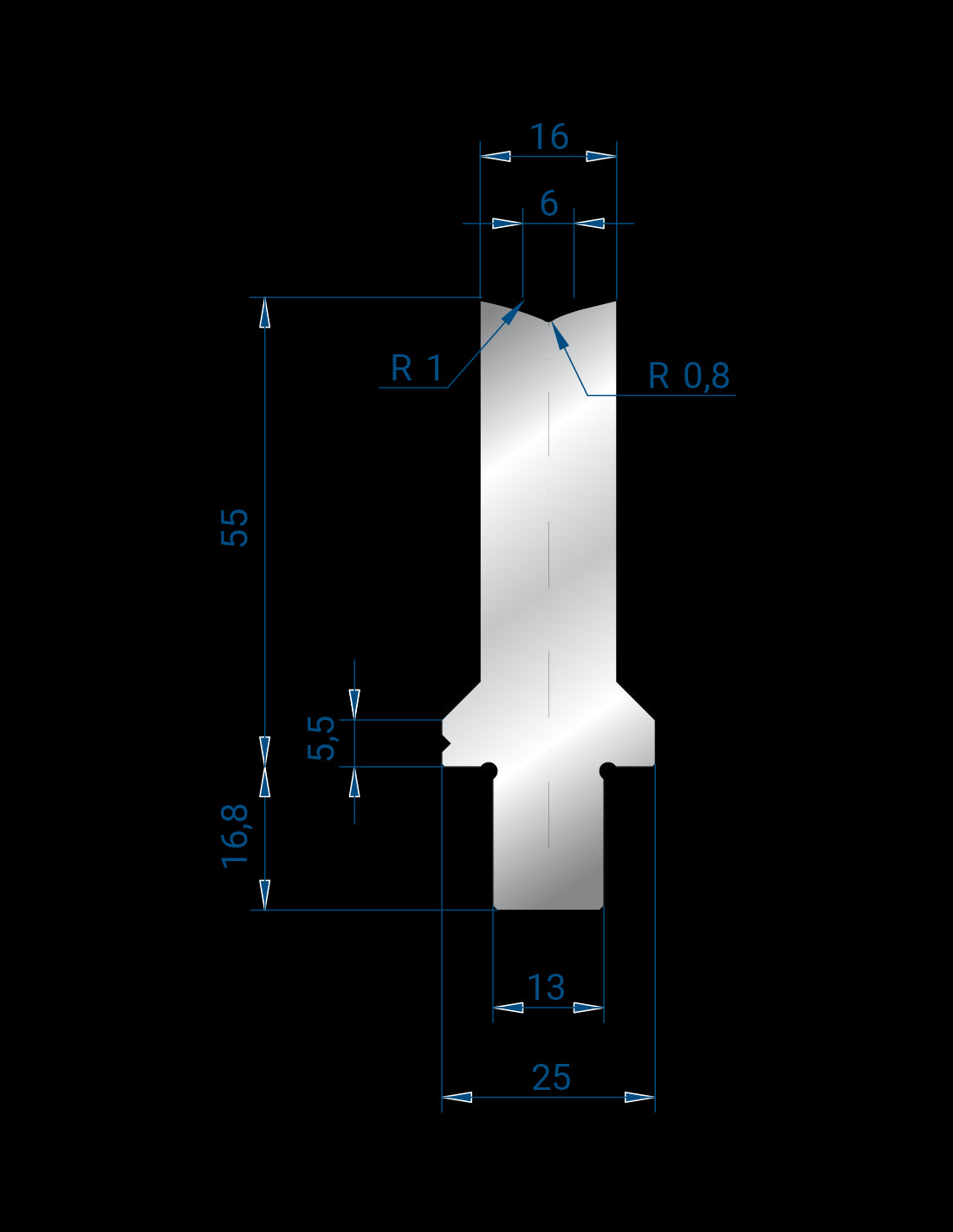 3250 - 1V Dies - 86°