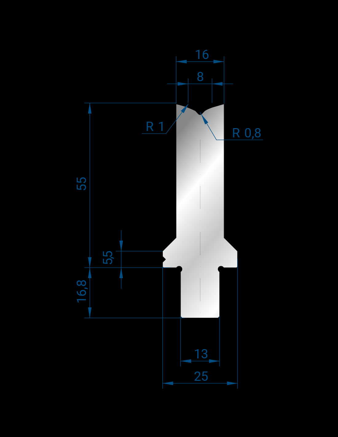 3251 - 1V Dies - 86°