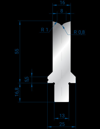 3251 - 1V Dies - 86°