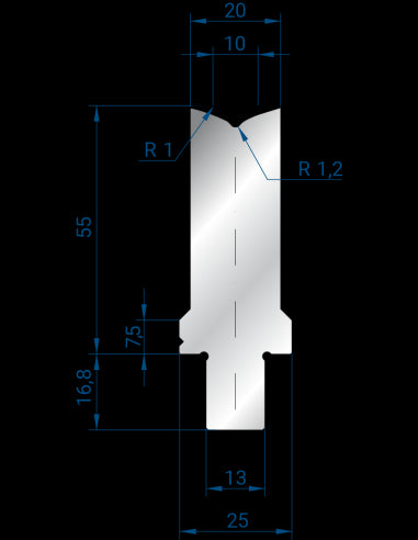 3252 - 1V Dies - 86°