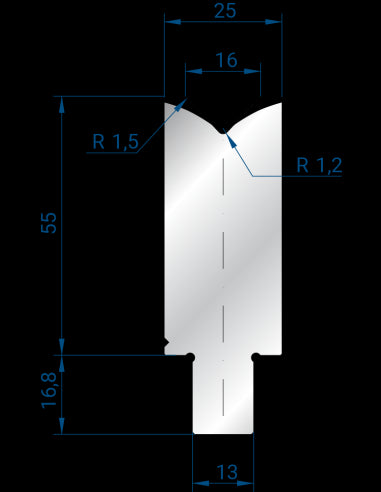 3254 - 1V Dies - 86°