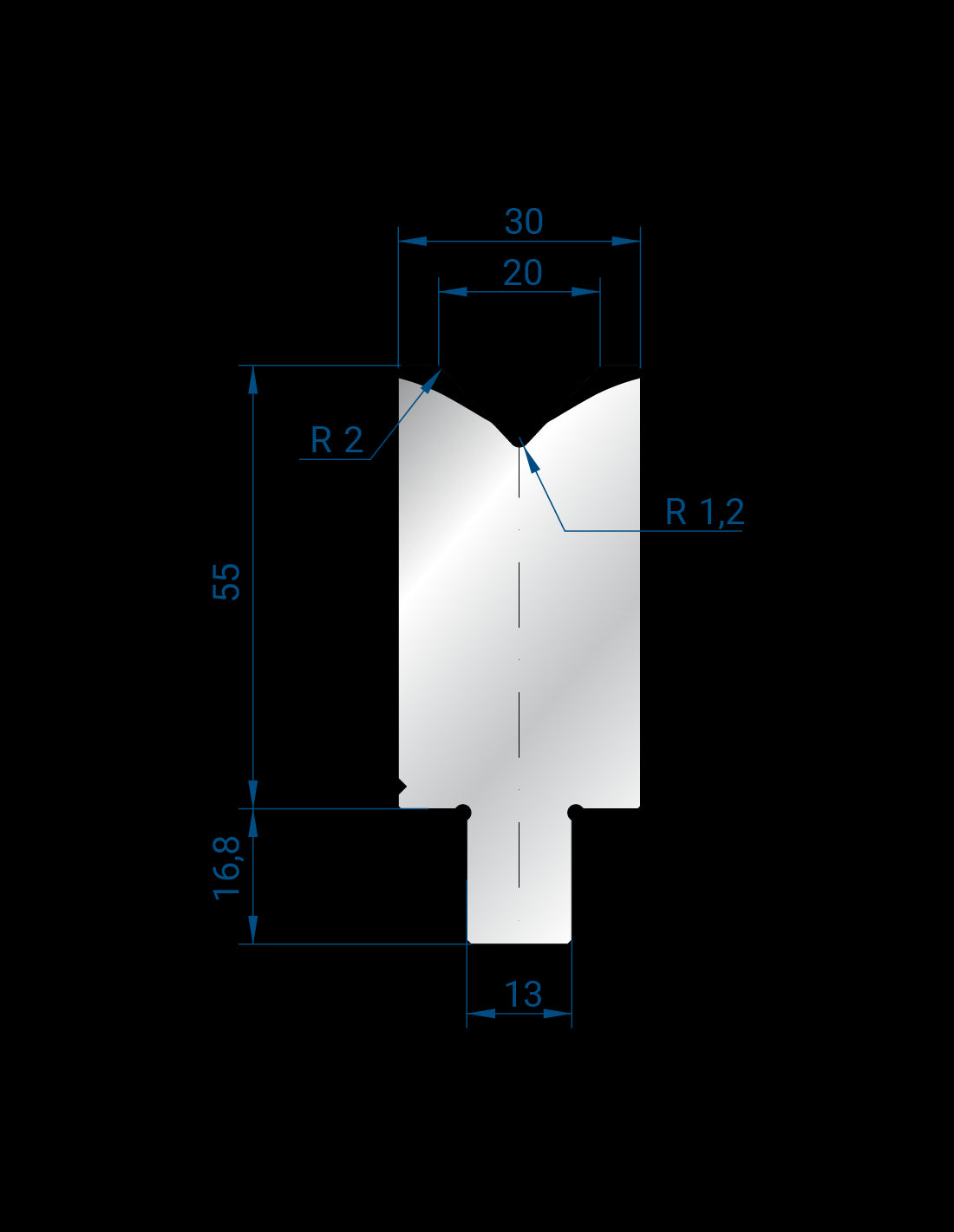 3255 - 1V Dies - 86°