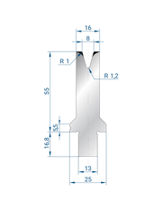 3261 - 1V Dies - 30°  1V Die