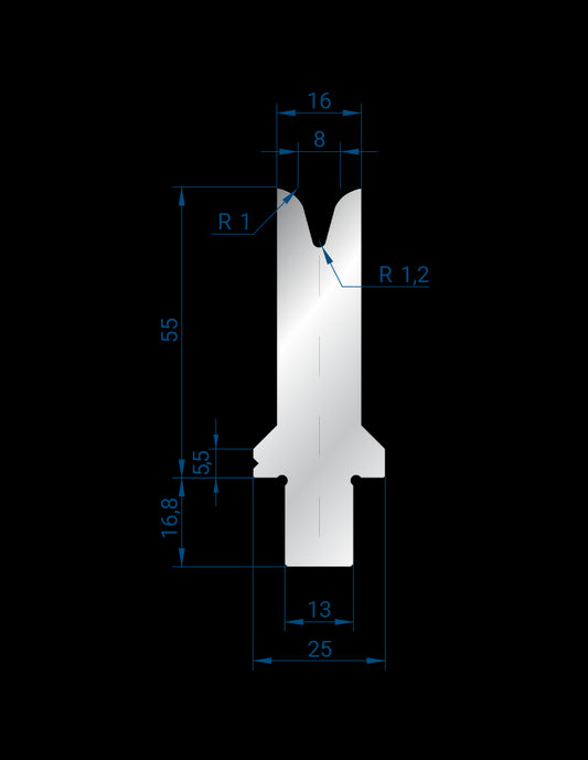 3261 - 1V Dies - 30°