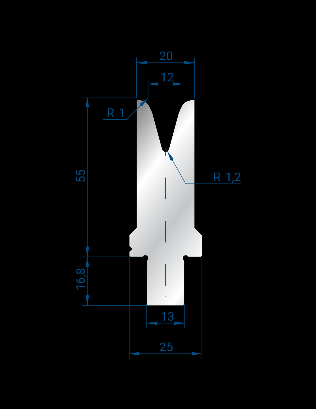 3263 - 1V Dies - 30°