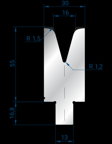3264 - 1V Dies - 30°