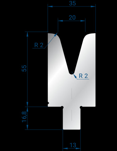 3265 - 1V Dies - 30°