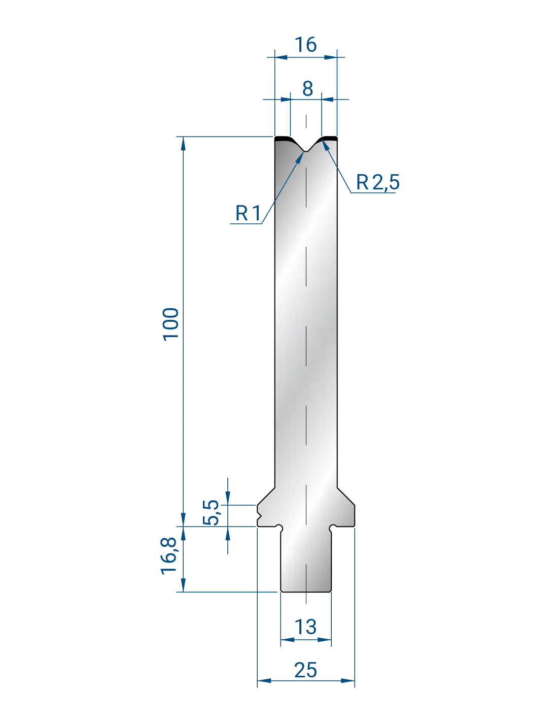 3271 - 1V Dies - 86°  1V Die