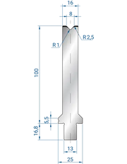 3271 - 1V Dies - 86°  1V Die