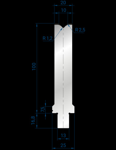 3272 - 1V Dies - 86°
