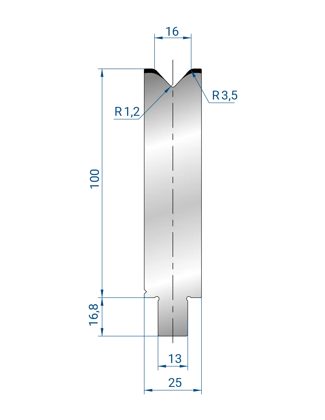 3274 - 1V Dies - 86°  1V Die