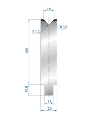 3274 - 1V Dies - 86°  1V Die
