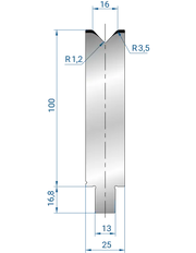 3274 - 1V Dies - 86°  1V Die