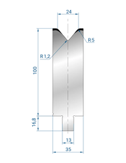 3276 - 1V Dies - 80°  1V Die