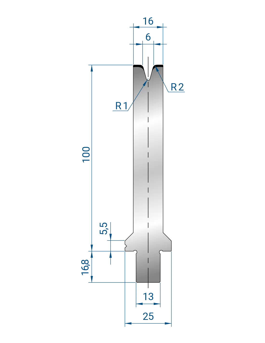 3280 - 1V Die - 30°  1V Die