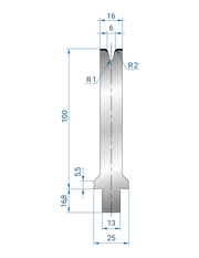 3280 - 1V Die - 30°  1V Die