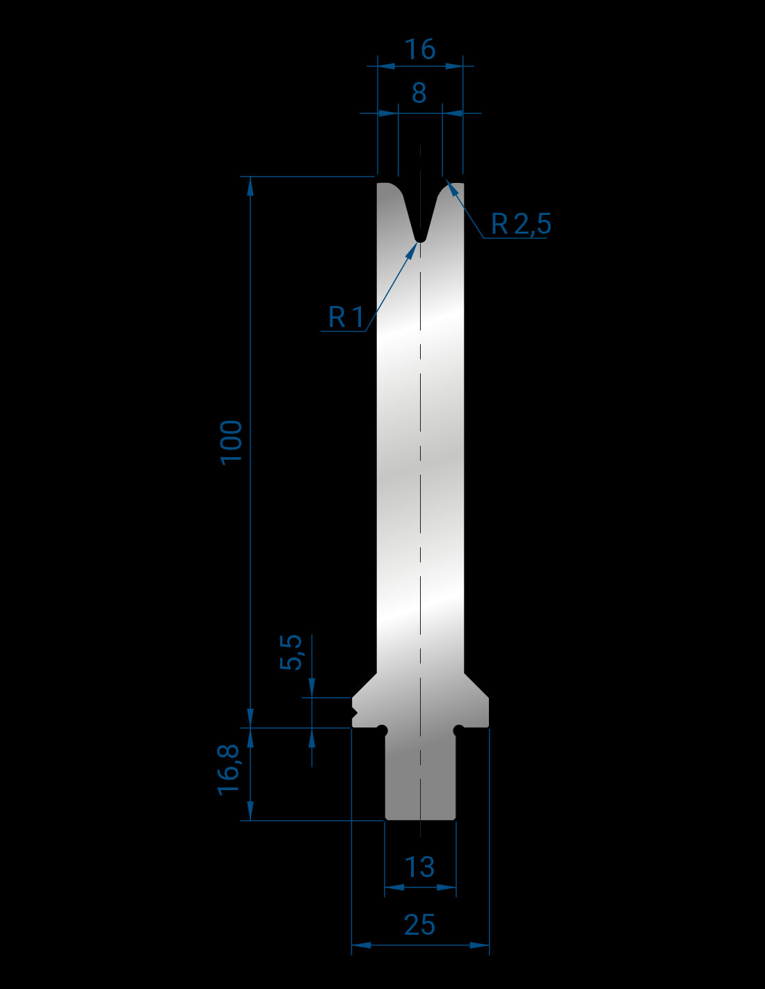 3281 - 1V Dies - 30°