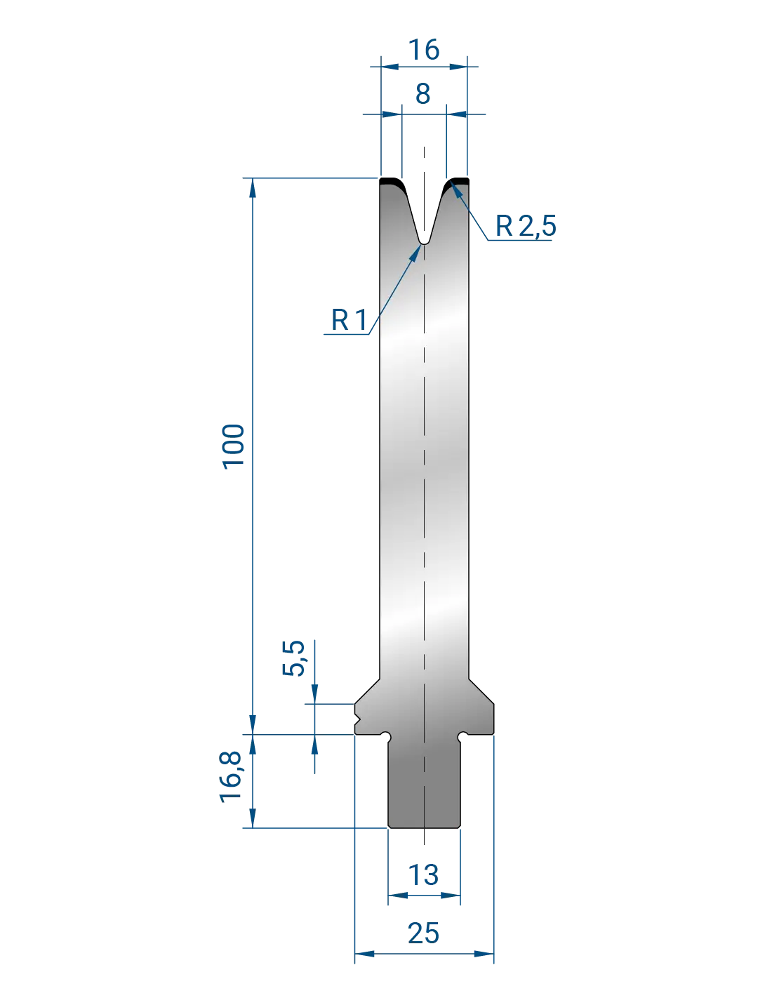 3281 - 1V Dies - 30°  1V Die