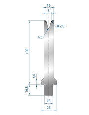 3281 - 1V Dies - 30°  1V Die