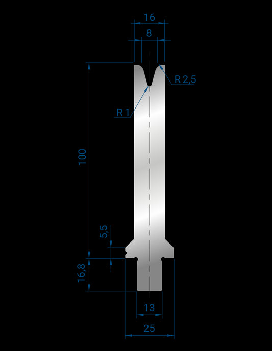 3281 - 1V Dies - 30°