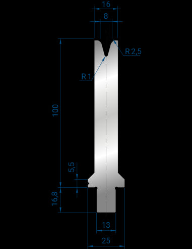 3281 - 1V Dies - 30°