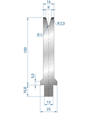 3281 - 1V Dies - 30°  1V Die