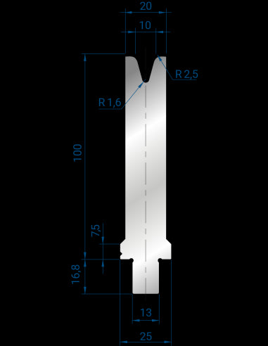 3282 - 1V Dies - 30°