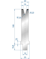 3282 - 1V Dies - 30°  1V Die