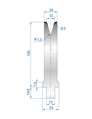 3283 - 1V Dies - 30°  1V Die