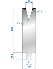 3284 - 1V Dies - 30°  1V Die