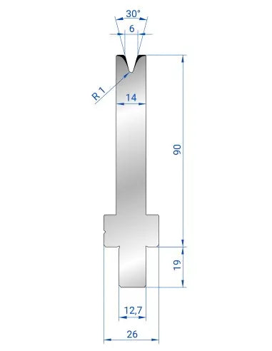 3428 - Die 30°