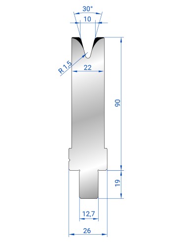 3430 - Die 30°