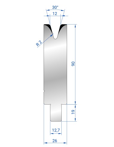 3431 - Die 30°
