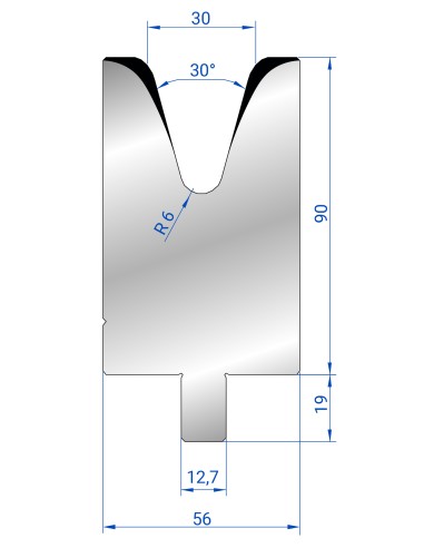 3435 - Die 30°