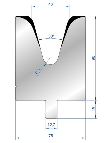 3436 - Die 30°