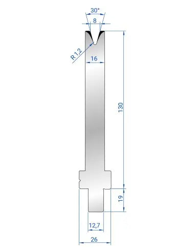 3439 - Die 30°