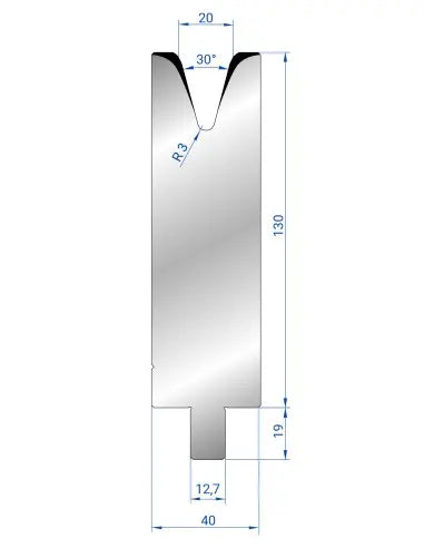 3443 - Die 30°