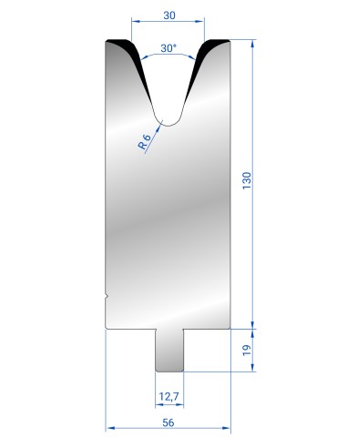 3445 - Die 30°